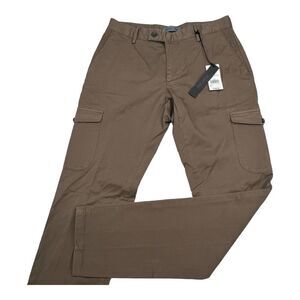 New Dylan Gray Men US 30 Brown Pants Regular Fit Cargo Casual 